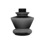 VASO PEQUENO DE PLASTICO BLACK HOOKAH C/ BORRACHA